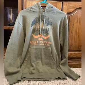 Army Green Nature Hoodie